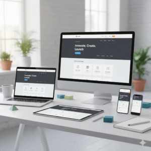 Website Development Landing Page Template for Elementor